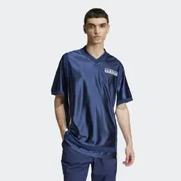Adidas: Синяя футболка 