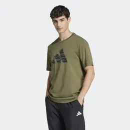 Adidas: Футболка с принтом 