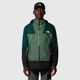The North Face: Зелёная куртка 
