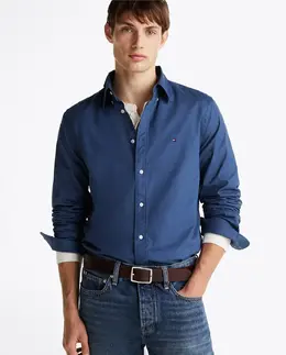Tommy Hilfiger: Однотонная рубашка 