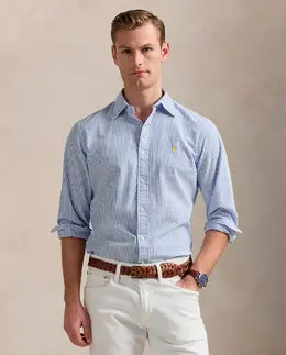 Polo Ralph Lauren: Синяя рубашка 