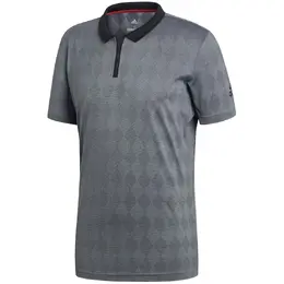 Adidas: Серое поло 