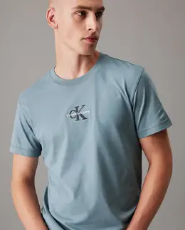 Calvin Klein Jeans: Серая футболка 