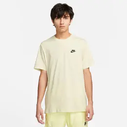 Nike: Белая футболка  Sportswear Club