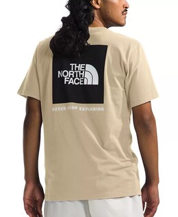 The North Face: Бежевая футболка  Box