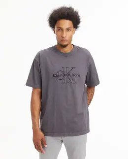 Calvin Klein Jeans: Чёрная футболка 