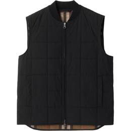 Burberry: Чёрный жилет 
