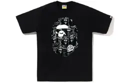 A BATHING APE: Чёрная футболка 
