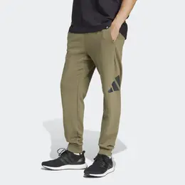 Adidas: Зелёные брюки  Essentials