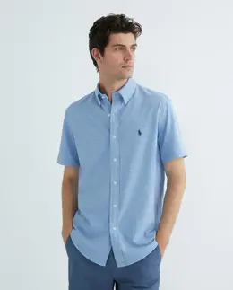 Polo Ralph Lauren: Голубая рубашка 