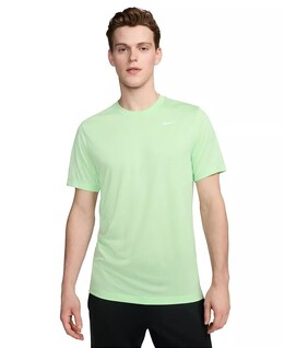 Nike: Зелёная футболка  Dri FIT