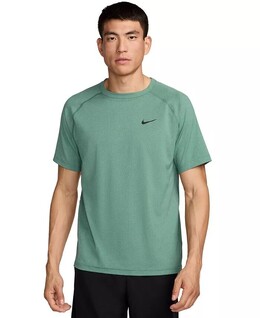 Nike: Зелёная футболка  Dri FIT