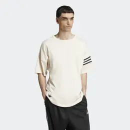 Adidas: Белая футболка 