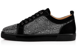 Christian Louboutin: Чёрные кроссовки 