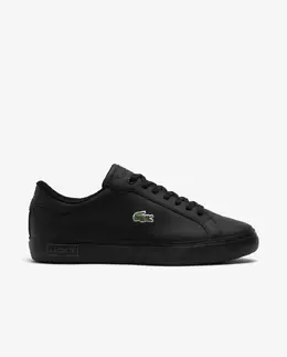 Lacoste: Чёрные кроссовки  Powercourt