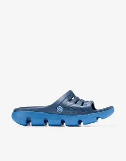 Cole Haan: Синие шлёпанцы 