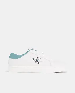 Calvin Klein Jeans: Белые кеды 