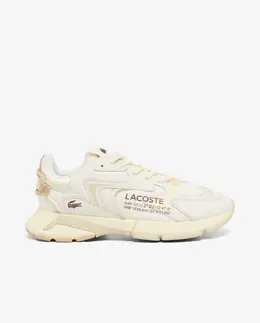 Lacoste: Белые кроссовки 