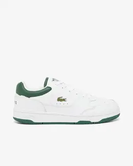 Lacoste: Белые кроссовки 