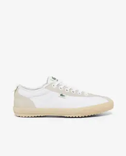 Lacoste: Белые кроссовки 
