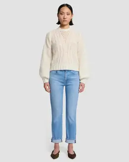 7 For All Mankind: Прямые джинсы 