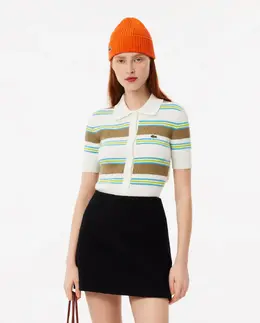 Lacoste: Белый свитер 