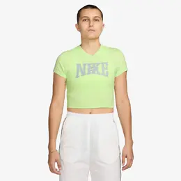 Nike: Зелёная футболка  Sportswear