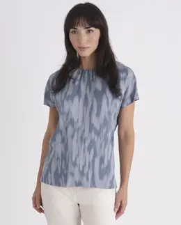 Calvin Klein: Синяя блуза 