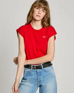 Pepe Jeans: Красная футболка 
