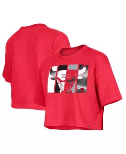 NEW ERA: Короткая футболка  Chicago Bulls