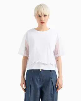 Armani Exchange: Короткая футболка 