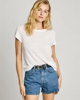 Pepe Jeans: Белая футболка 