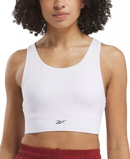 Reebok: Белый бюстгальтер 