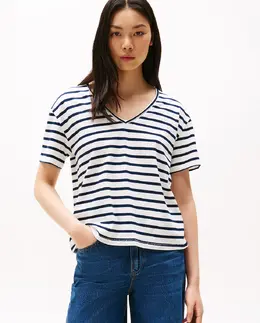 Tommy Hilfiger: Льняная футболка 