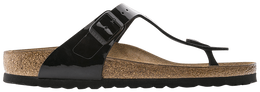 Birkenstock: Чёрные кроссовки  Gizeh Birko Flor