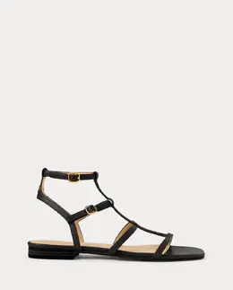 Lauren Ralph Lauren: Чёрные сандалии 