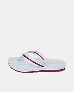 Tommy Hilfiger: Светлые шлёпанцы 