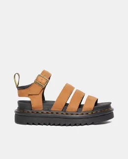 Dr. Martens: Коричневые сандалии 