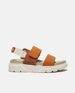 Timberland: Оранжевые босоножки 