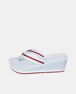 Tommy Hilfiger: Светлые шлёпанцы 