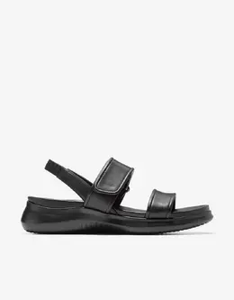 Cole Haan: Чёрные сандалии 