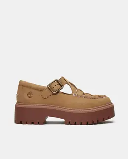 Timberland: Бежевые туфли 