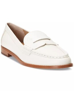 Lauren Ralph Lauren: Белые лоферы 