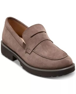 Cole Haan: Серые лоферы 