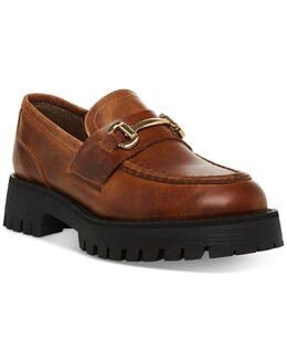 Steve Madden: Коричневые лоферы 
