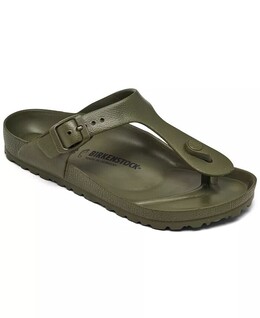Birkenstock: Зелёные сандалии  Gizeh