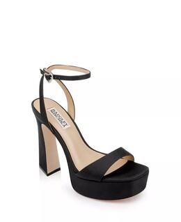 Badgley Mischka: Чёрные сандалии 