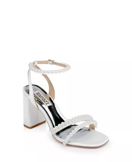 Badgley Mischka: Белые босоножки 