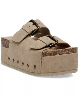 Steve Madden: Бежевые сандалии 