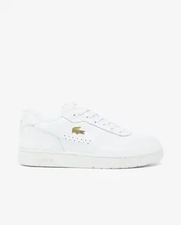 Lacoste: Белые кроссовки  T-clip